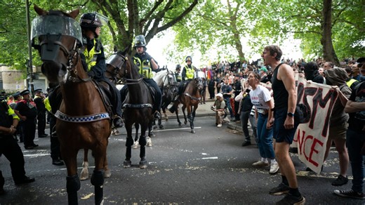 Mass demonstrations have taken place across the United Kingdom to protest against the use of hotels to house asylum seekers. | Sky News Australia