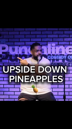 Upside Down pineapples. July 16th Miami Imrov | Comedian Cisco Duran
