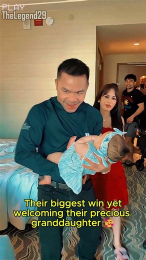 Manny Pacquiao’s Sweetest Side: Taking Care of His Granddaughter 💛
