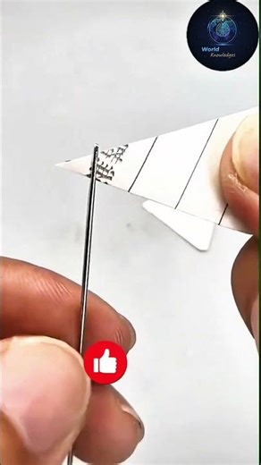​"The easiest way to thread a needle you’ve never seen! 🧵😱"