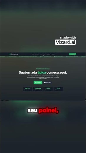 Como ter seu Servidor de Minecraft GRÁTIS e com 60% de desconto! #shorts #minecraft #jogos #infantil