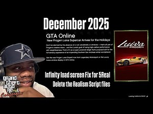 GTA 5 with 5Real - December Update 2025 Infinity Loading Screen (Fix)