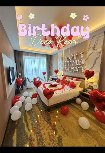 Deco Room Birthday Package Catalog