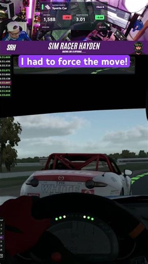 I have to force the move! #simracing