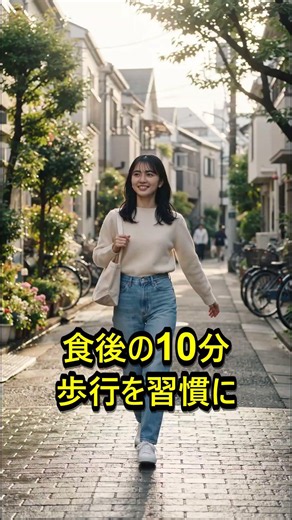🚶食後の「10分歩行」がすごい？座る前に歩く健康習慣⑥ 朝の日光