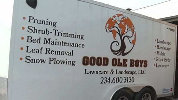 Struthers landscape company prepares for winter storm