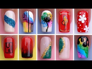 15+ Simple Nails Art Tutorial | New Nails Art Design | Olad Beauty