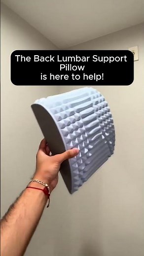The Back Lumbar Support Pillow. #fyp #instagram #tiktok #backpain #spinel #health