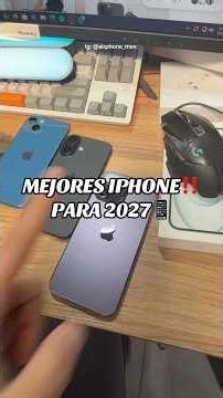 Los 3😱 mejores iPhones para 2027📱 ig: @airphone_mex