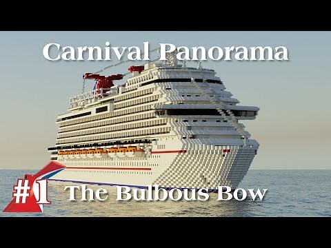 Minecraft: Carnival Panorama Tutorial! | Part 1- The bulbous bow