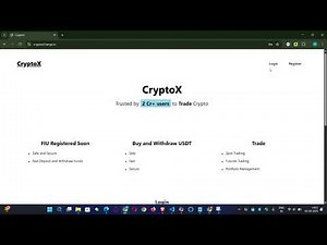 Buy USDT in CryptoX Platform
