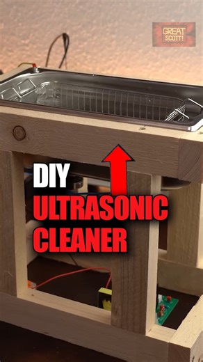 GreatScott! on Instagram: "Make your own Ultrasonic Cleaner! #diy #ultrasonic #cleaner #project #electronicsengineering"
