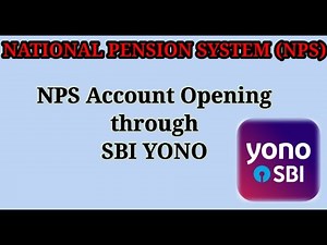 Open your National Pension Scheme (NPS) Tier1 & Tier2 accounts online easily #sbi #nps #yono