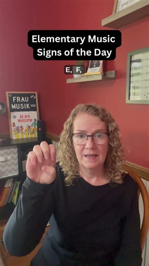 Sign Language for Elementary Music Class - Sign of the Day 9