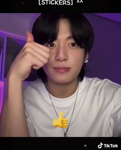 Stickies de Jungkook y BTS para WhatsApp y TikTok