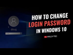 How To Change Login Password in Windows 10