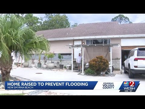 New Smyrna Beach man lifts home himself to prevent future flooding