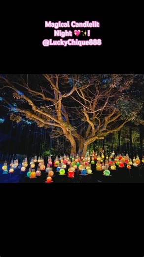 “Magical Candlelit Nights ✨ | Romantic & Colorful Evening Vibes Under the Stars”