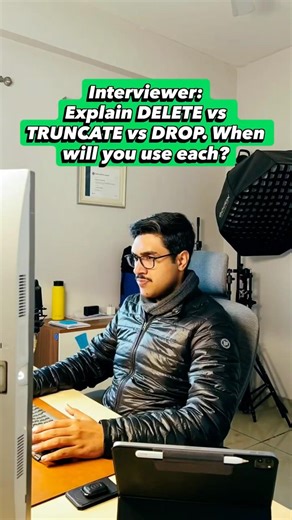 SQL DELETE vs TRUNCATE vs DROP
