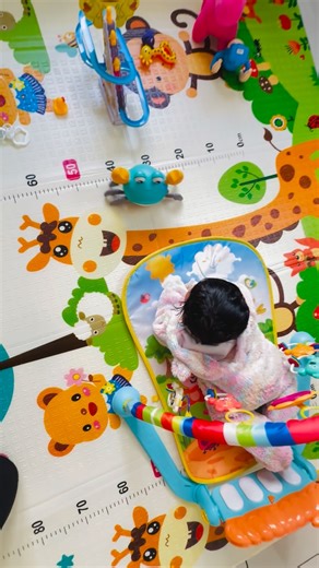 Pooja Manjunath on Instagram: "These toys understood the assignment 😂🥳 Comment toys to get links in your DMs 🚀 #littletoointeractive #interactivetoys #baby #babyreels #funreels"