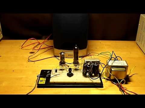 ECC83 and EL84 amplifier