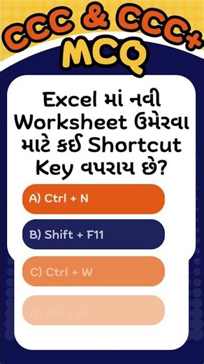 CCC Exam Important MCQ 161 #cccexam #ccc_gtu #ccc