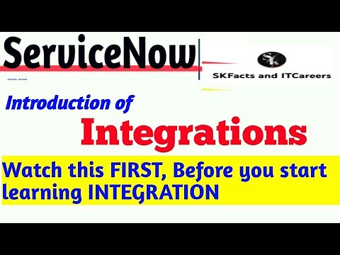 Introduction of ServiceNow Integration || #servicenow #integrations #learn