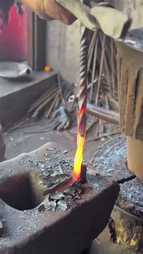 Hot Metal Twisting into Artistic Design | Extreme Heat Forging Process