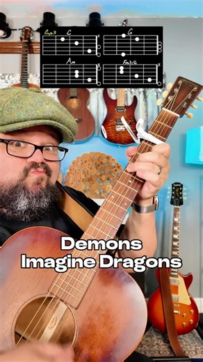 Chas Evans | Demons Guitar Tutorial! #guitarlesson #guitarreels #instaguitar #guitarteacher #reelsinstagram #guitarpractice #guitartips... | Instagram
