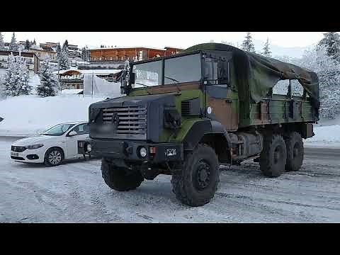 French Army 6 wheel drive GBC 180 Renault Truck walk around