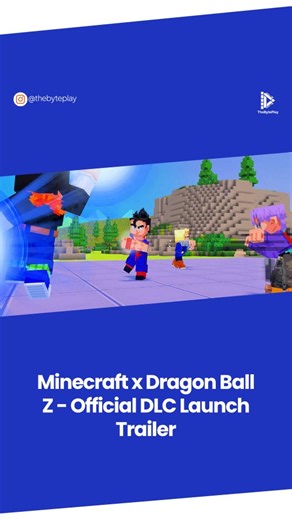 TheBytePlay on Instagram: "The crossover we never knew we needed! Minecraft x Dragon Ball Z DLC is here — go Super Saiyan while you build! 🐉✨ #Minecraft #DragonBallZ #DLC #TheBytePlay #Gaming #Crossover #SuperSaiyan #Goku #Trailer"
