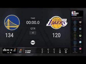 Golden State Warriors @ Los Angeles Lakers | NBA on TNT Live Scoreboard