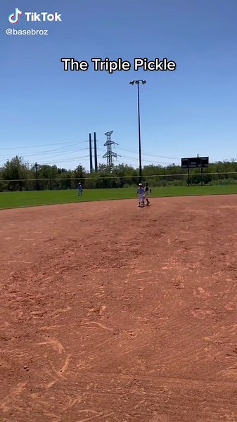 The Triple Pickle Baseball Rundown Drill