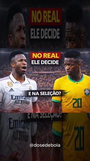 Vinicius Jr ainda não é o cara do Brasil? #futebol
