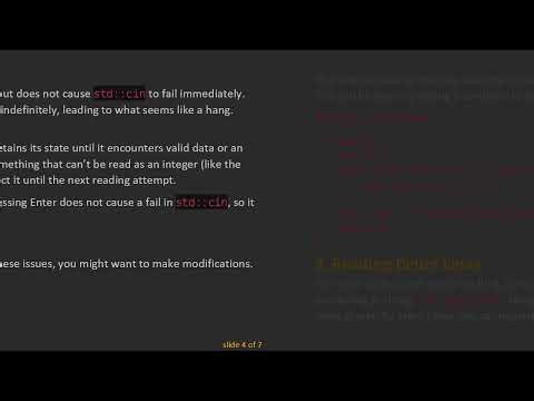 Resolving std::cin.fail() Issues in C+ +