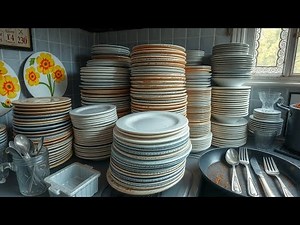 Dishwashing Sounds for Sleep & Relaxation | No Talking ASMR