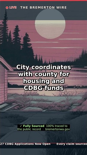2027 CDBG Applications Now Open #Shorts