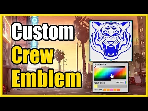 How to Get Custom Crew Emblem In GTA 5 Online using Rockstar Social Club (Best Tutorial!)