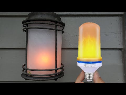 Realistic Flickering Fire Flame LED Bulb | Omicoo Review