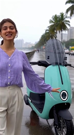 New Electric Green Scooty 🛵💯💚 Fresh & Premium Open Design | Future EV #ElectricScooty #NewEV