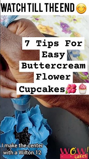 7 Tips For Easy Buttercream Flower Cupcakes