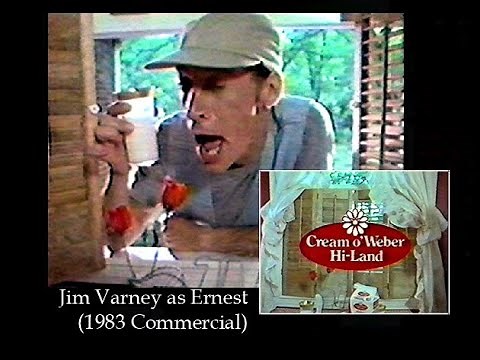 Jim Varney as Ernest, Cream o'Weber Hi-Land Milk Commercial, 1983
