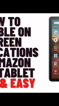 how to disable on screen notifications on amazon fire tablet