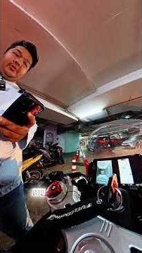 Cara setup screen mirroring QJMOTOR SRK450RR / SRK250RD. #exhaustsound #actioncamera DJI OSMO 360