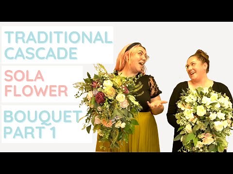 How to make a traditional cascade bouquet - Part 1