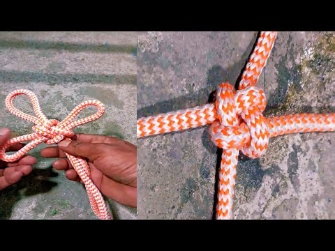 8 top rope knots . How to tie amazing rope knots#diy