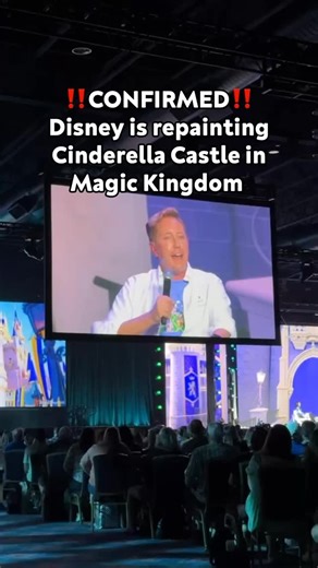 Disney Food Blog on Instagram: "🤍🩵 Cinderella Castle is returning to a CREAM AND BLUE color scheme in Magic Kingdom! 🤍🩵 The castle was repainted in 2020 as part of Disney World’s 50th anniversary celebrations with rose gold and navy blue colors. Disney has CONFIRMED that the castle will be returning to its original color scheme ‼️ No date for when this will happen yet, but we’re staying tuned for more! Comment “NEW CASTLE” or head to the link in our bio for more info!"
