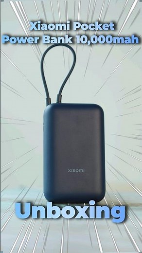 Xiaomi Pocket Power Bank 10,000mAh: Unboxing and First Look