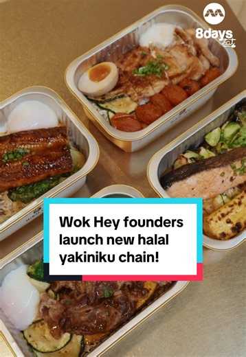 Popular fried rice chain Wok Hey’s founders have launched a new halal yakiniku concept! Called Niku Iku, it serves up takeaway-friendly, smoky rice with customisable grilled meat and veggie toppings. Formerly engineers, Jake and Changyong decided to parlay their engineering knowledge into quick service F&B businesses. #8dayseattrending #yakiniku #foodtok #sgfoodie #tiktoksg