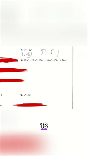 Factor Out X Squared and Common Factors Easily! #shorts